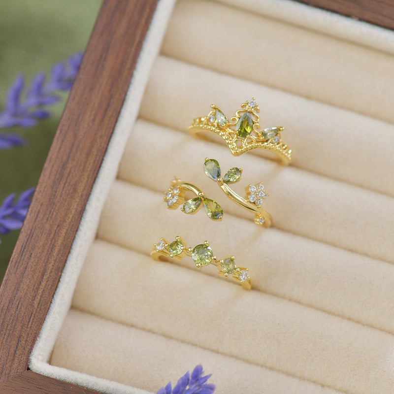 Verdant Crown Ring