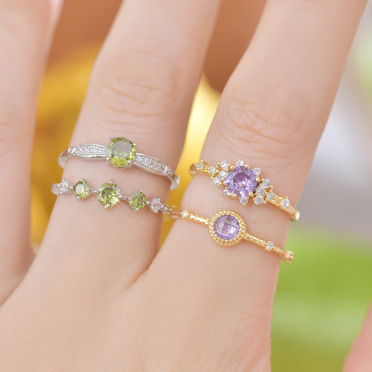 Verdant Trilogy Ring