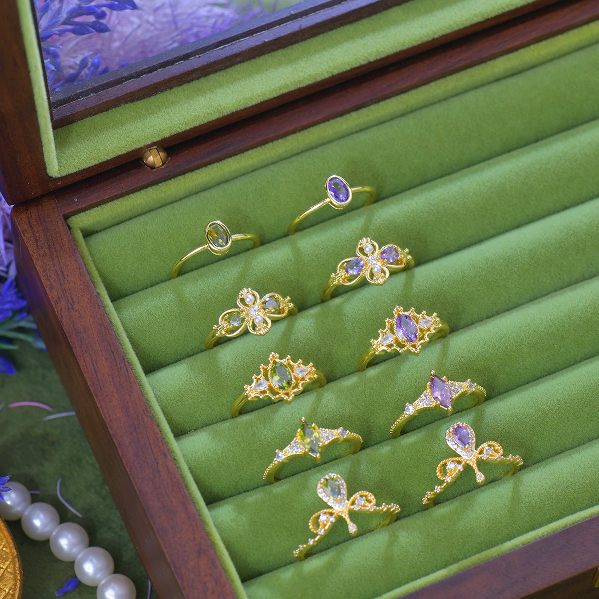 Verde Blosselle Ring