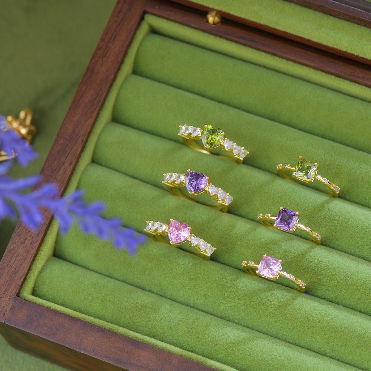 Verde Heart Ring