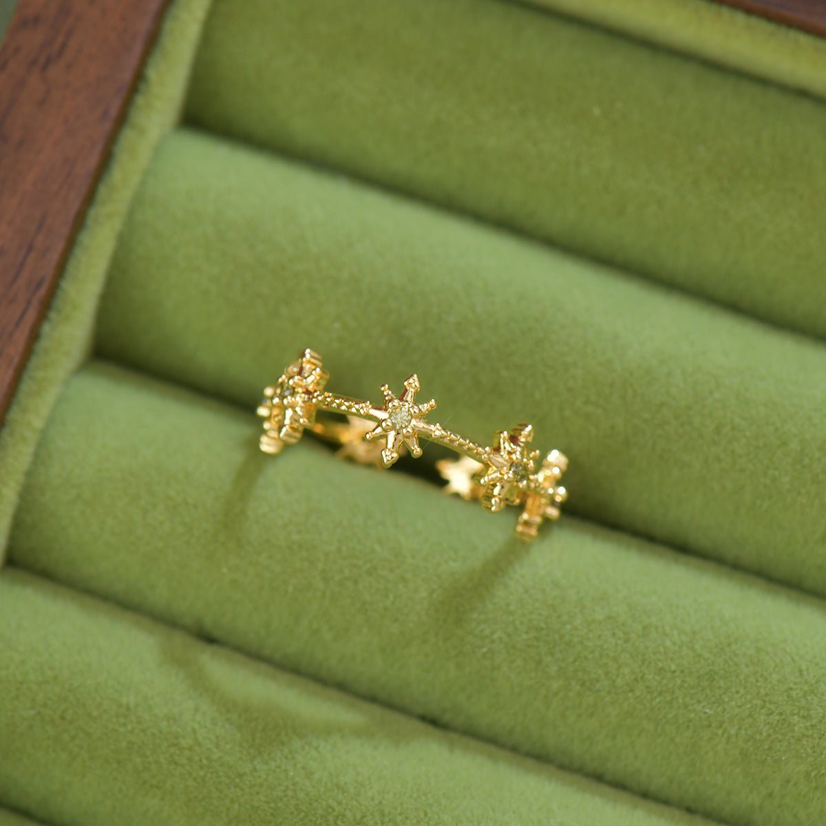 Verte Étoile Ring