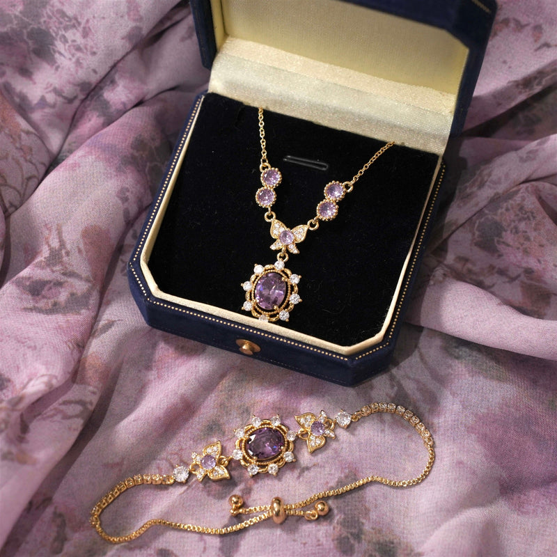 Violet Flutter Bracelet