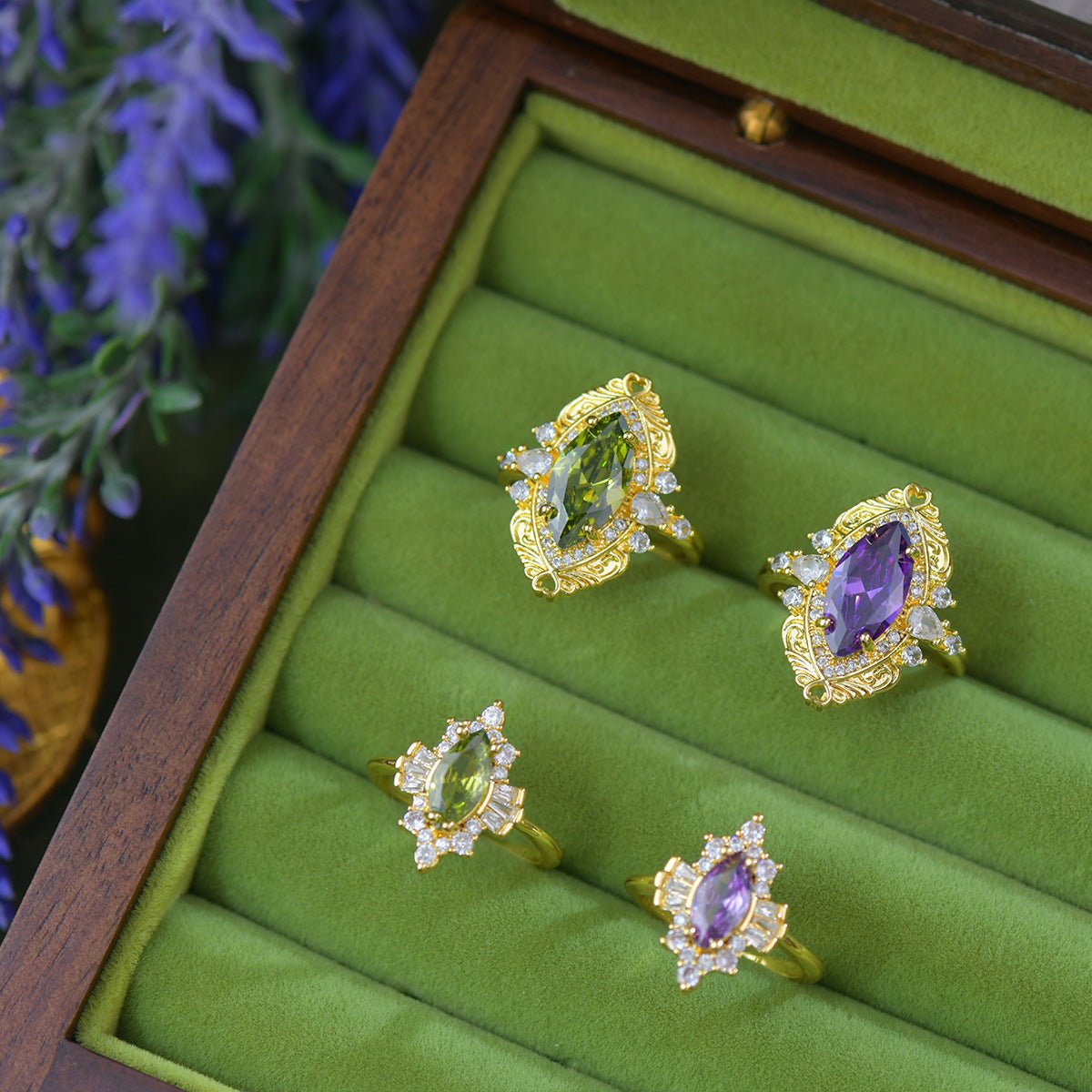 Violet Heirloom Ring