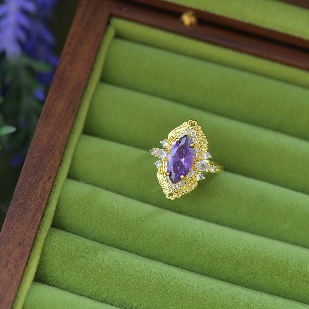 Violet Heirloom Ring