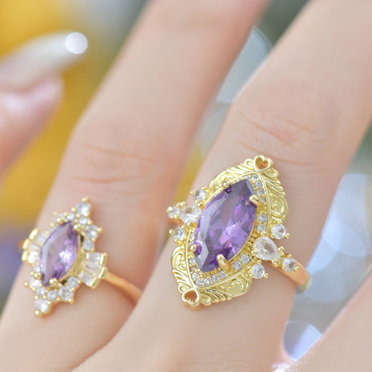 Violet Heirloom Ring