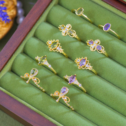 Violet Marquise Muse Ring