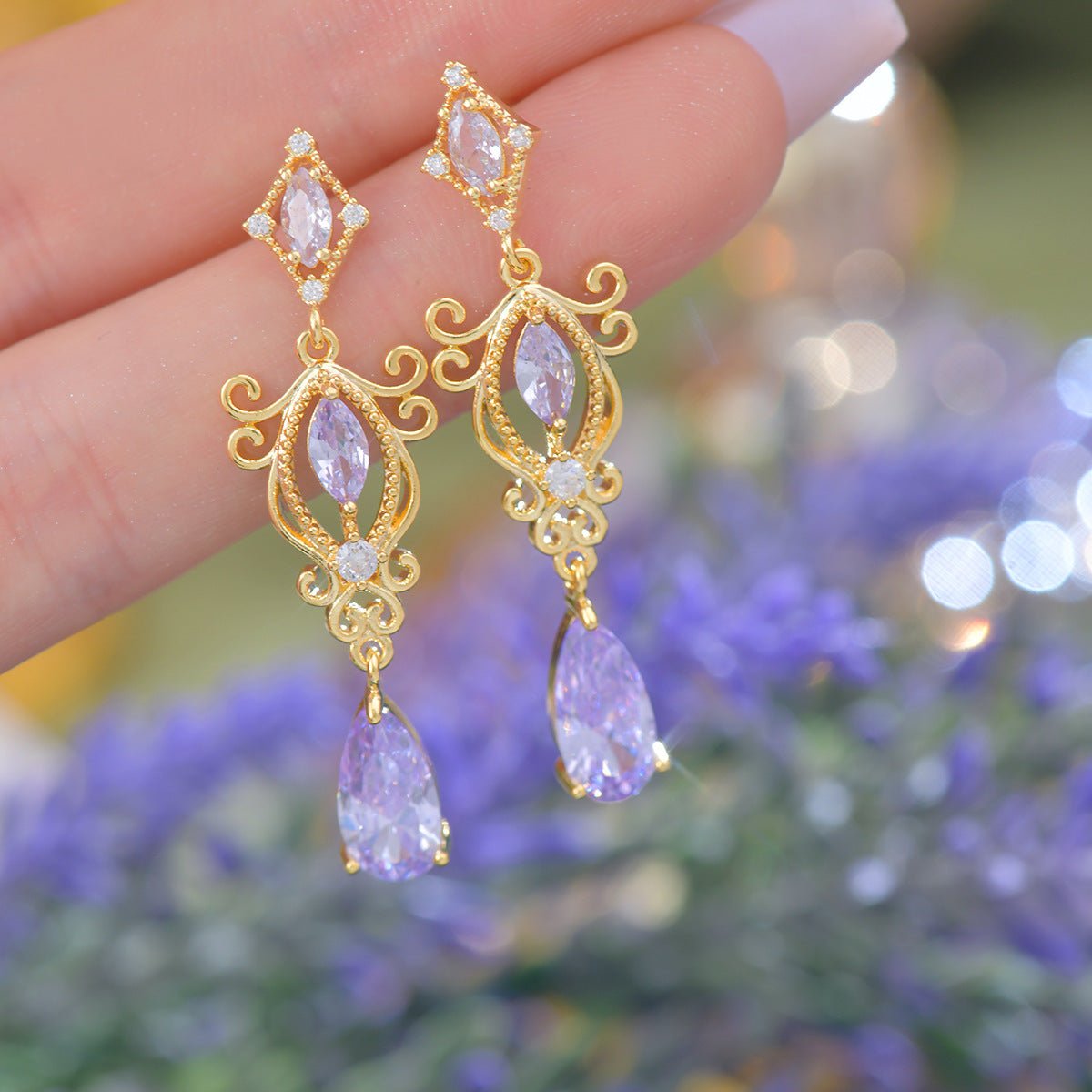 Violet Reverie Earrings