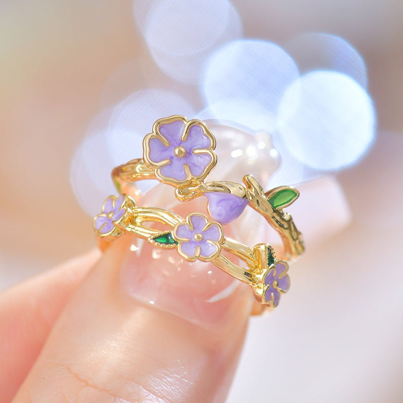 Violet Trellis Ring