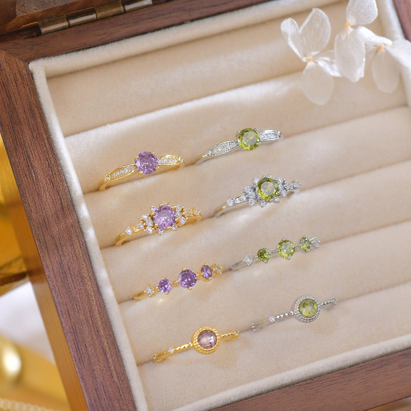 Violet Trilogy Ring