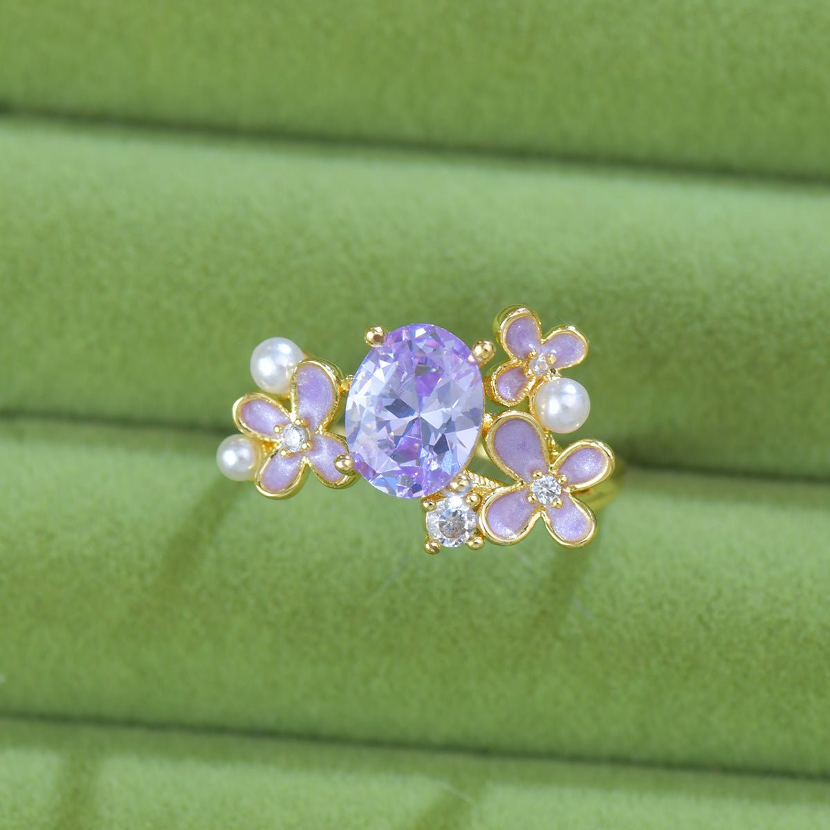 Wisteria Amethyst Ring
