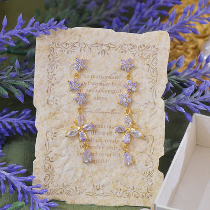 Wisteria Butterfly Drop Earrings
