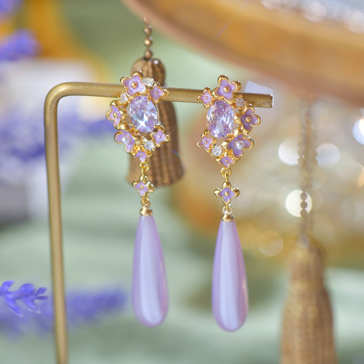Wisteria Drop Earrings