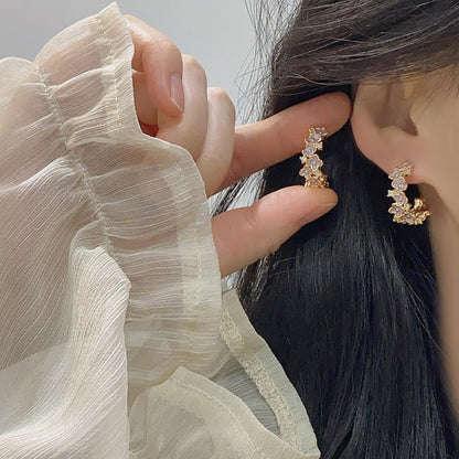 Wisteria Hoop Earrings