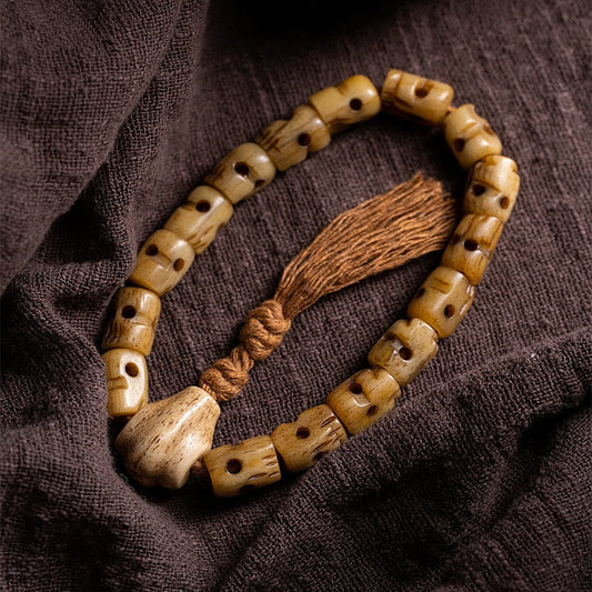Yak Bone Spiritual Bracelet | Protection & Balance Energy