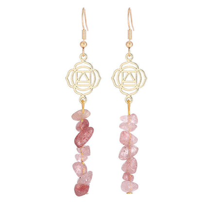 Zen Cairn Citrine Confidence Earrings for Healing